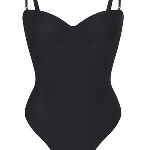SKIMS UNDERWIRE THONG BODYSUIT X-Large Onyx